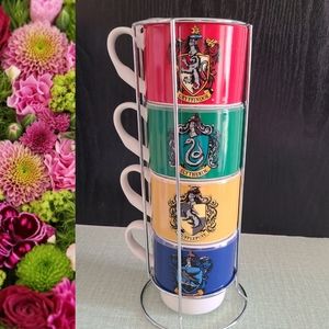 Harry Potter Set of 4 Stacking Cups Mugs